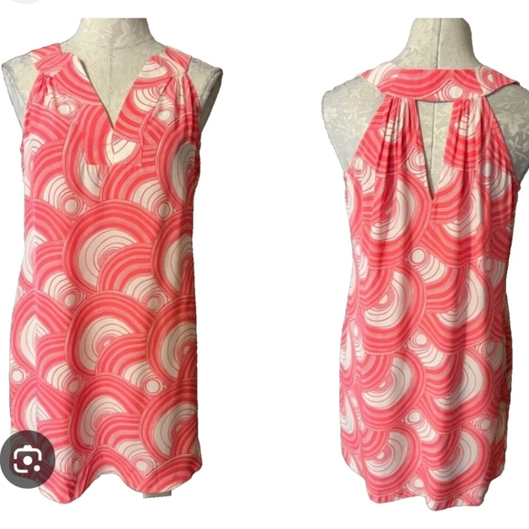 Alice & Trixie Dresses & Skirts - NWT ALICE & TRIXIE SILK Pink and White Patterned Dress LARGE